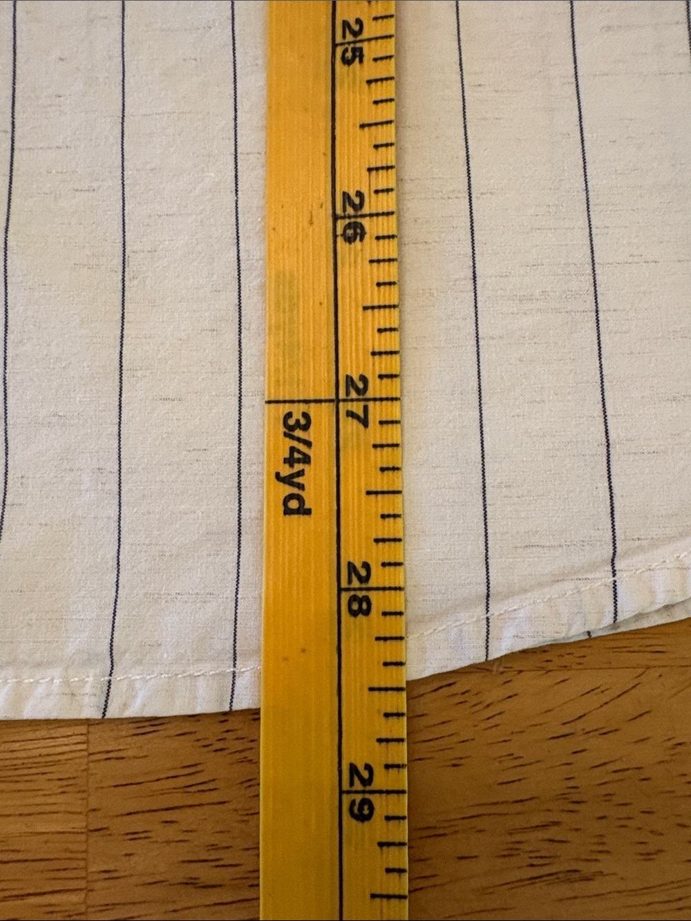 Banana Republic Cream Pinstripe Button-Down with Black Buttons - Picture 11 of 13